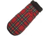 Up Country Red Plaid Fleece Lined Coat Pet Accessory