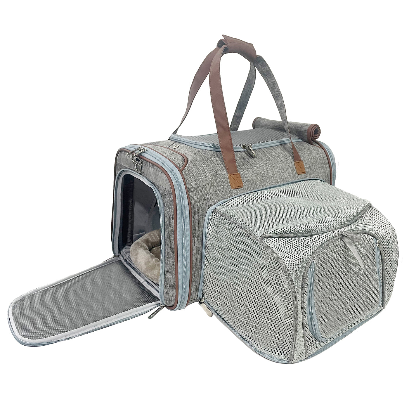 Mr. Peanuts Gold Series Big Apple XL Size Airline Compliant Expandable Pet Carrier