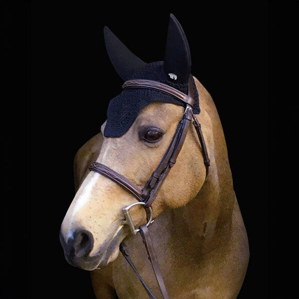 Plughz Black Sound Off 2 Square Front Pony Ear Net