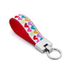 Up Country Pop Hearts Cast Brass Key Ring