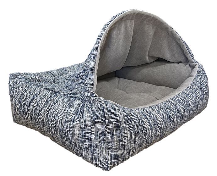 Winter White-Faux Fur Canopy Bed