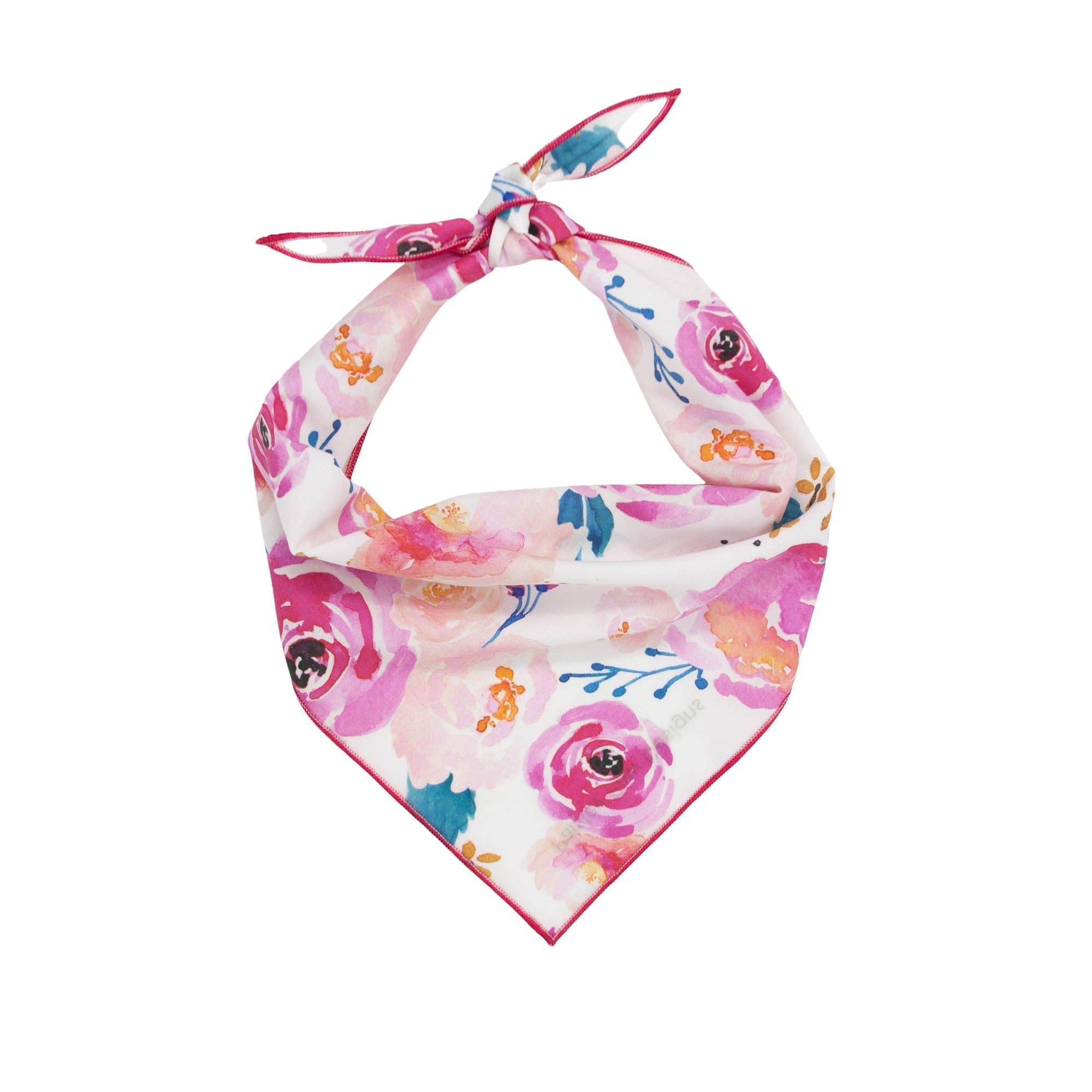 Pretty Rose Dog Bandana