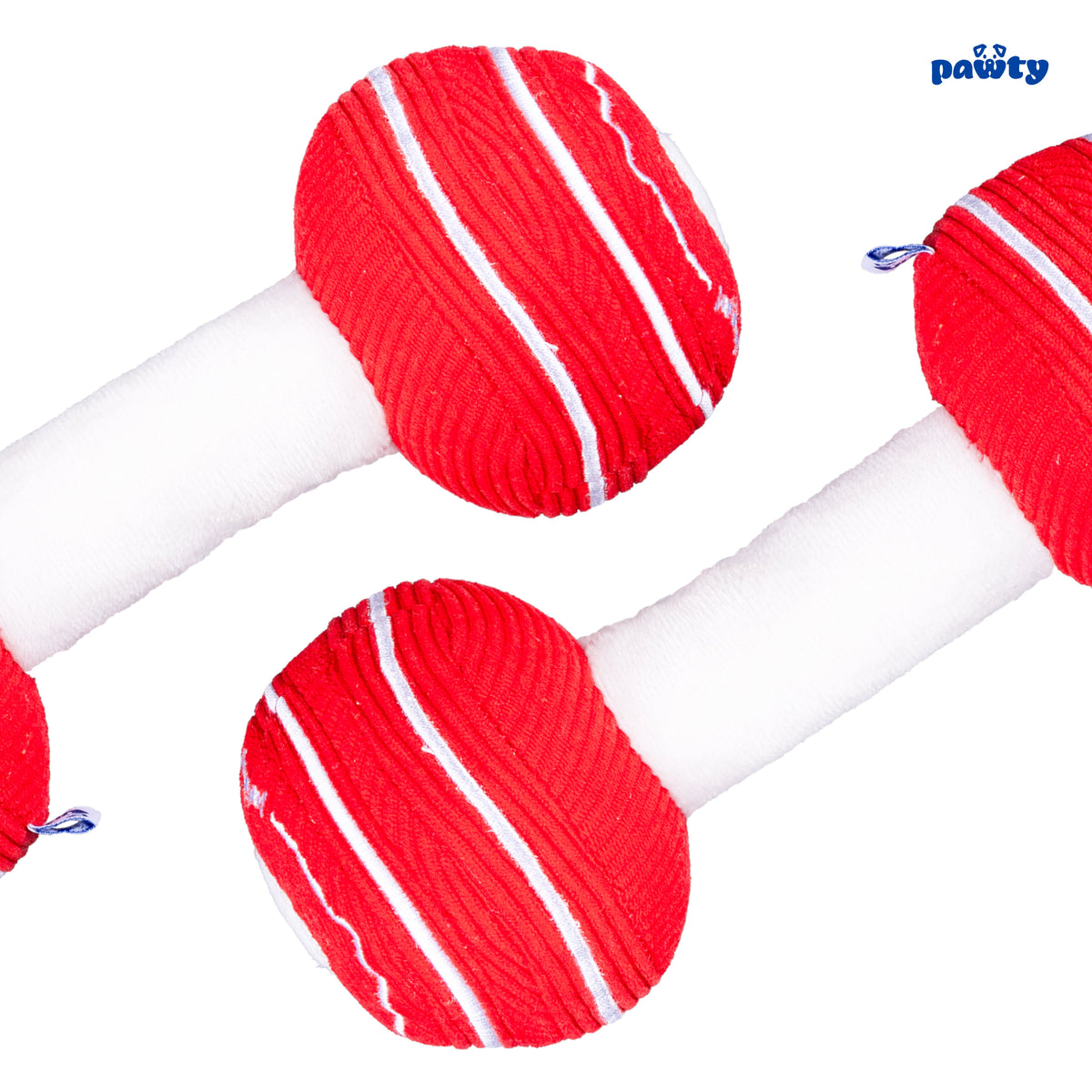 Pawty Dumbbell Plush Dog Toy