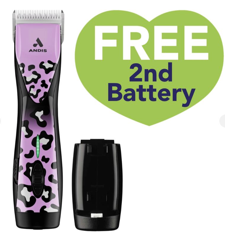 Pulse ZR II Wild Limited Edition Clipper with Free Second Battery by Andis