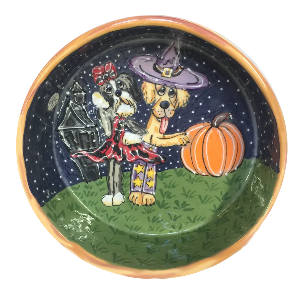 Pumpkin Patch Pals | Dog Bowl