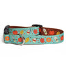 Pumpkin Spice Printed Dog Collar - Mint