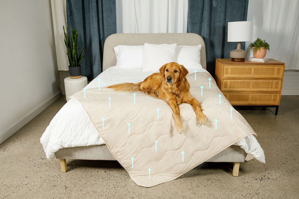 PupChill Cooling Waterproof Blanket Arctic Sand