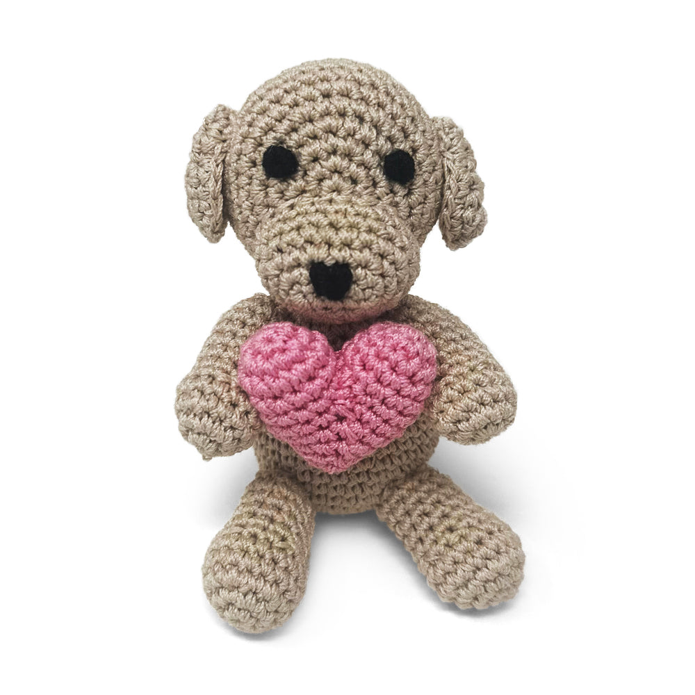 DOGO Puppy Heart Crochet Dog Toy