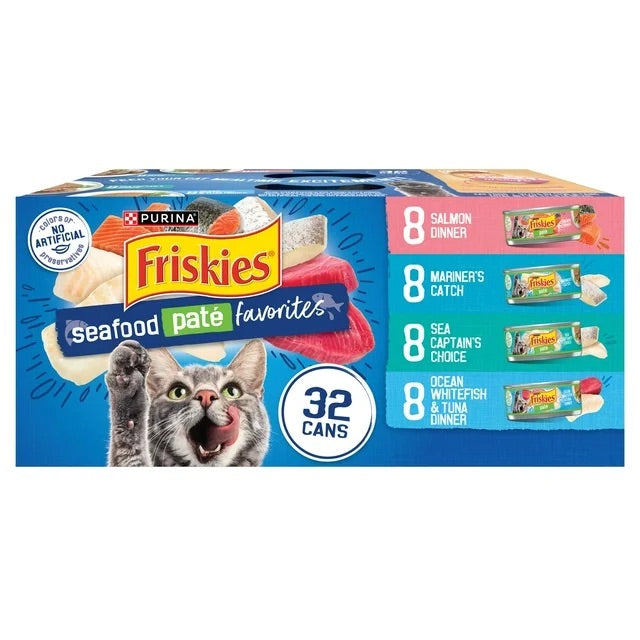 Friskies Seafood Variety 5.5oz 32ct