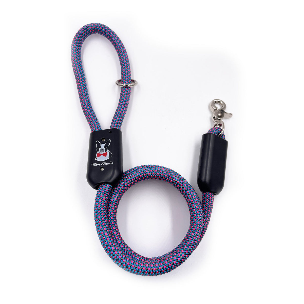 Rope Leash - Rainbow Reflective | HT Animal Supply