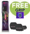 Purple Saphir Cordless Clipper Two Batteries with Free Grip by Heiniger
