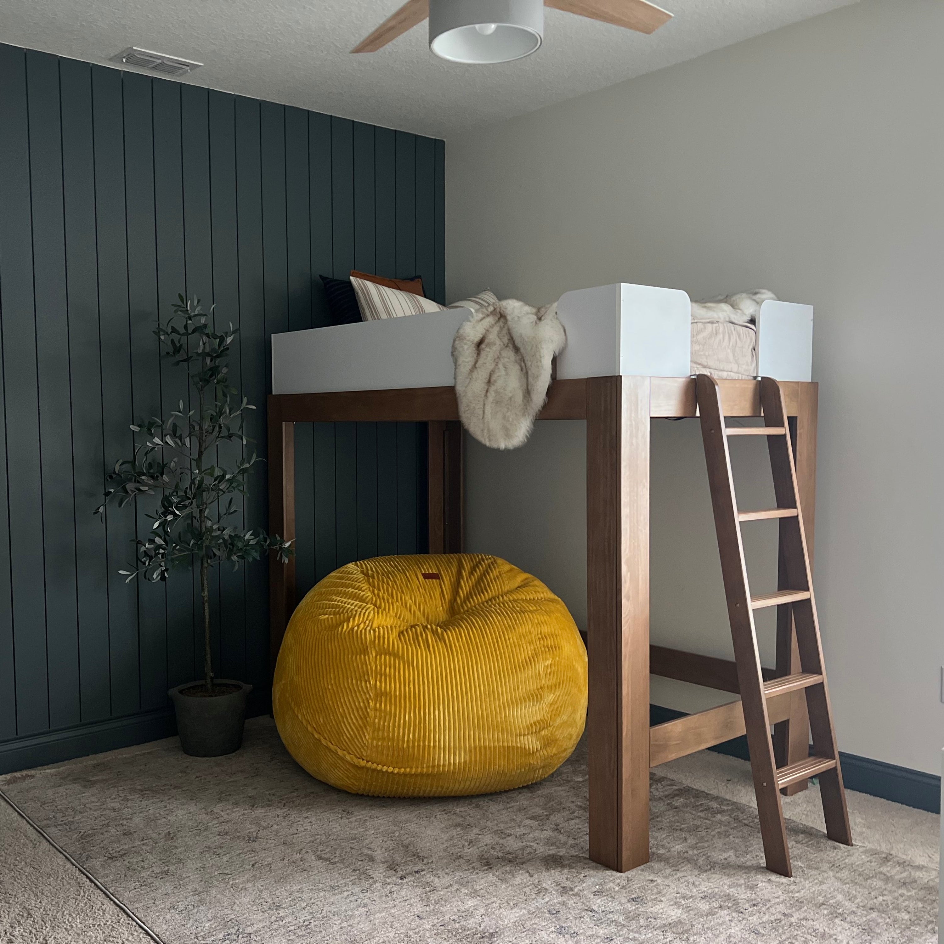 CordaRoy's Full Plush Corduroy Convertible Bean Bag Chair