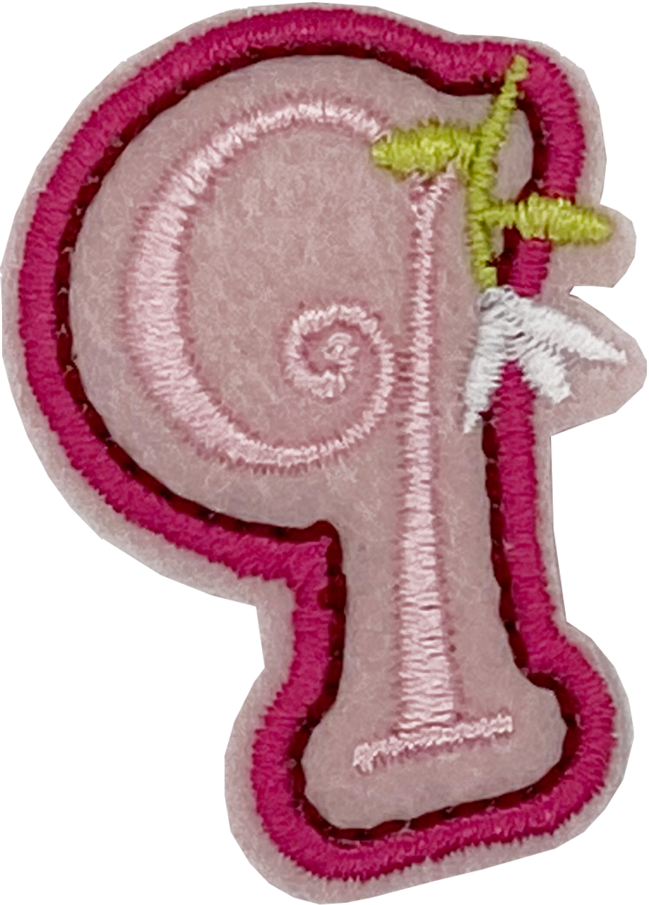 Curly Pink Q- Patch