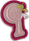 Curly Pink Q- Patch