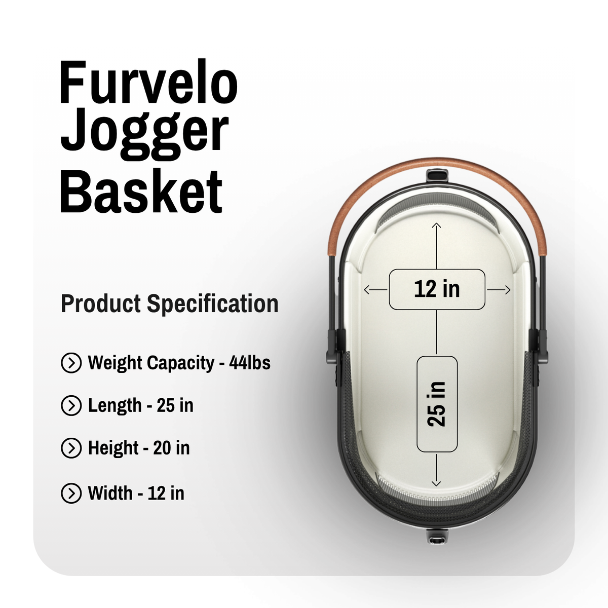 Furvelo Jogger All-Terrain Pet Stroller