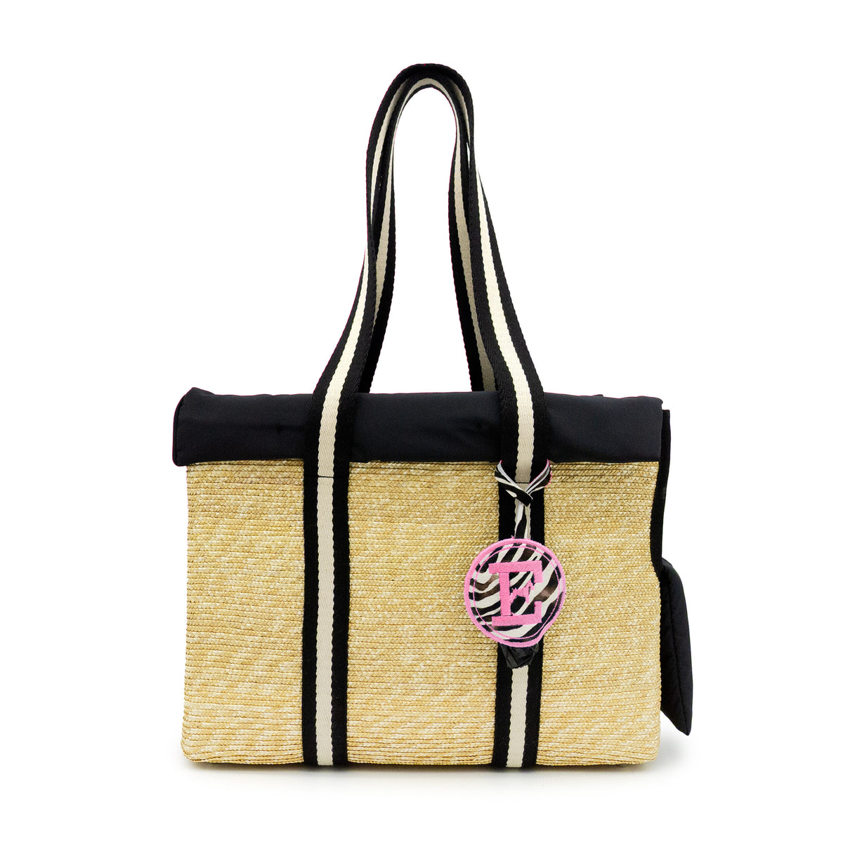 Raffia Rose: Luxury Handwoven Dog Carrier | Summer Chic