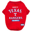 MLB Texas Rangers Dog T-Shirt
