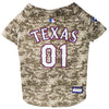 MLB Texas Rangers Camo Mesh Pet Jersey