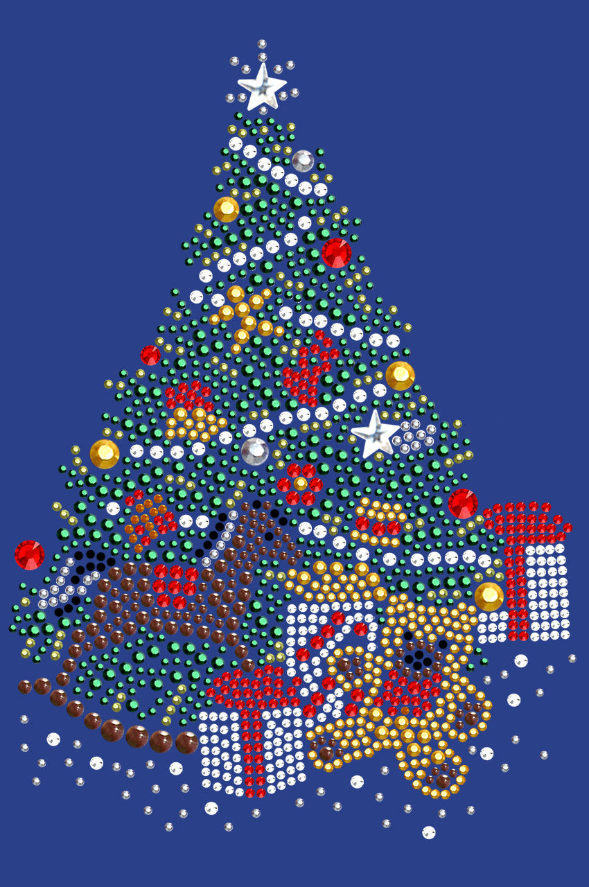 Christmas Tree 2 with Teddy Bear - Womens T-shirt