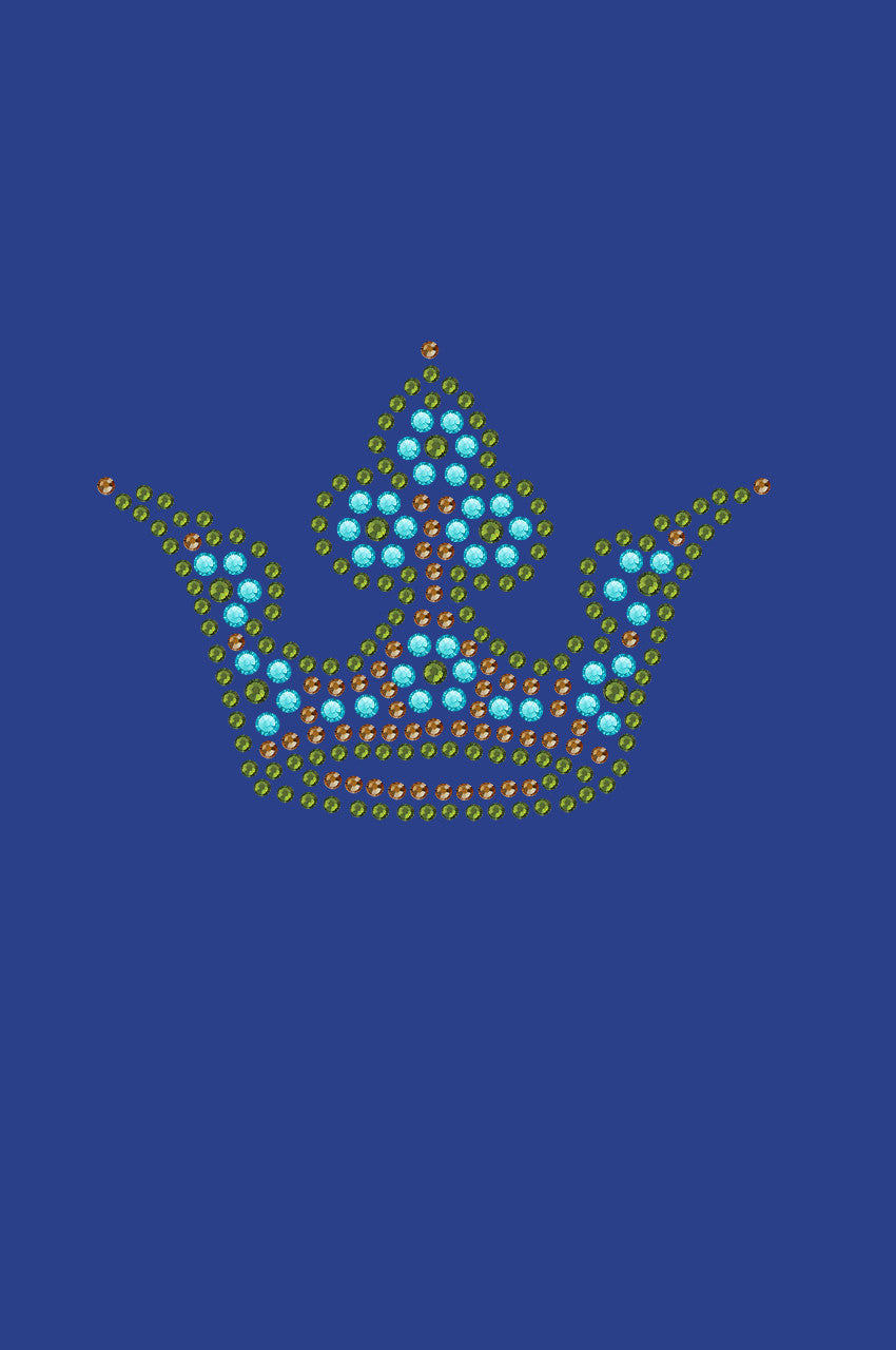 Crown 3 (Lime, Turquoise, & Brown) - Bndana