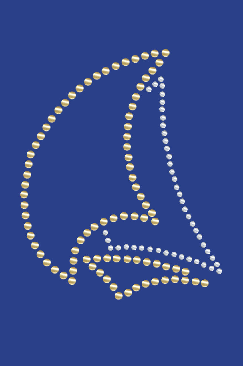 Sailboat (Small - Nailhead) - Womens T-shirt