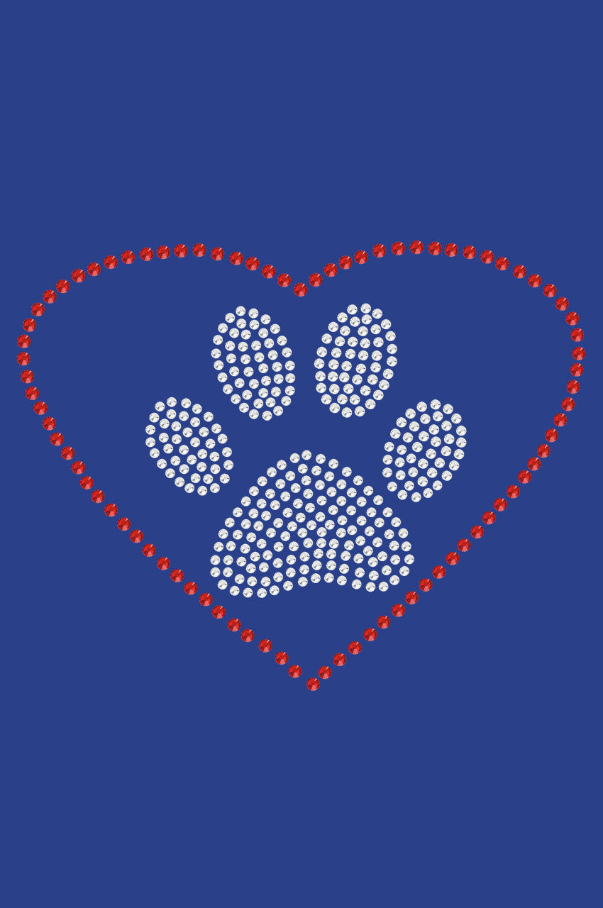 Heart with Paw - Women's T-shirt