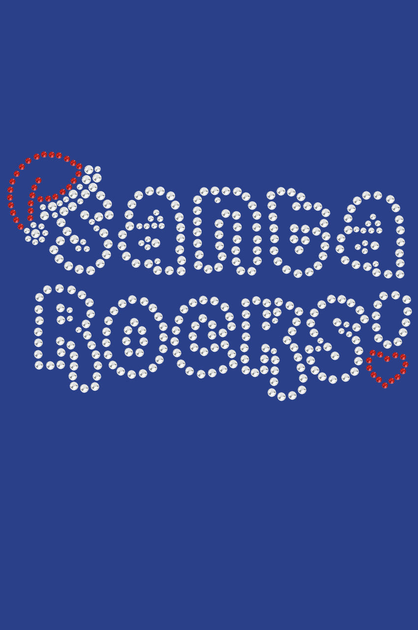 Santa Rocks - Womens T-shirt