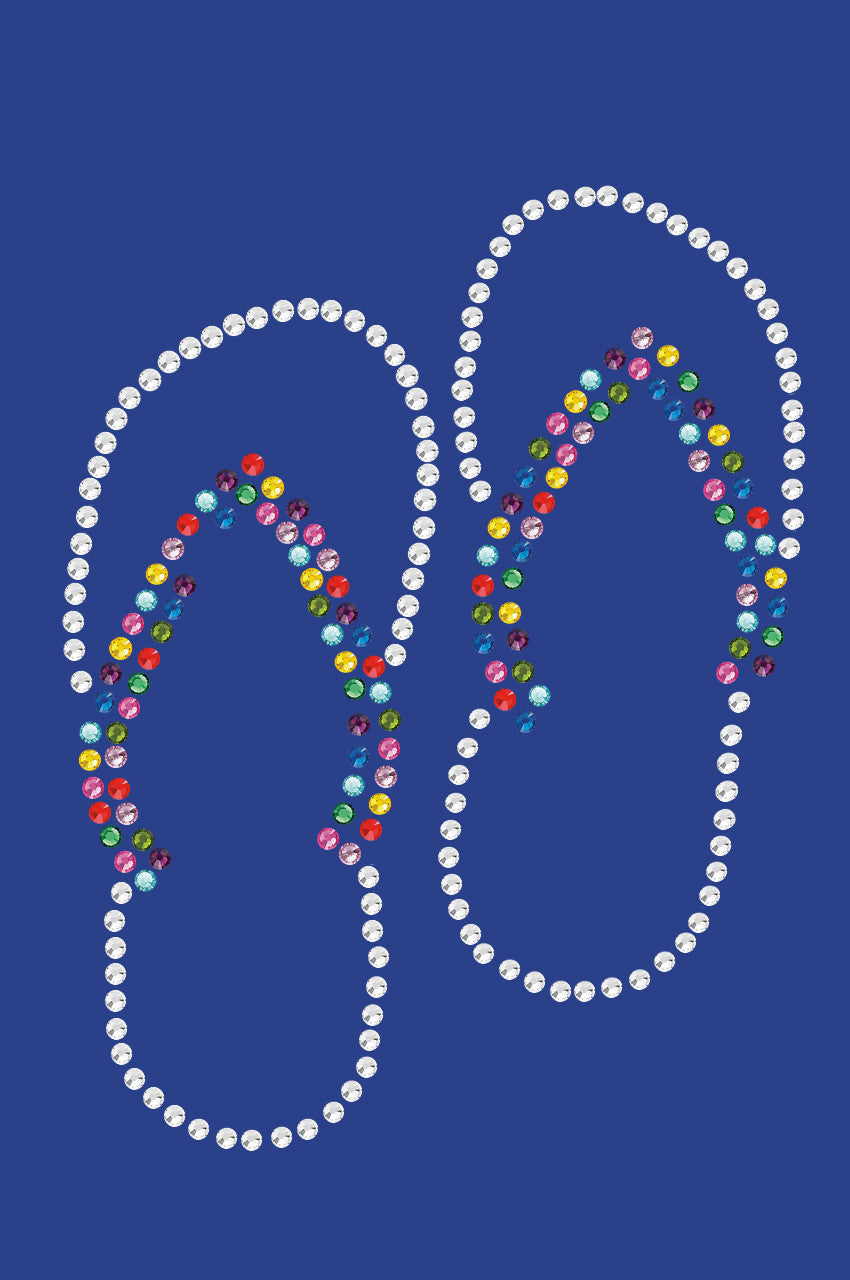 Flip Flops (Rhinestone) - Women's T-shirt