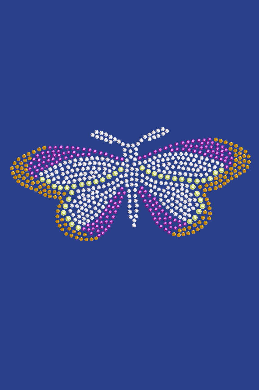 Magenta Butterfly - Womens T-shirt