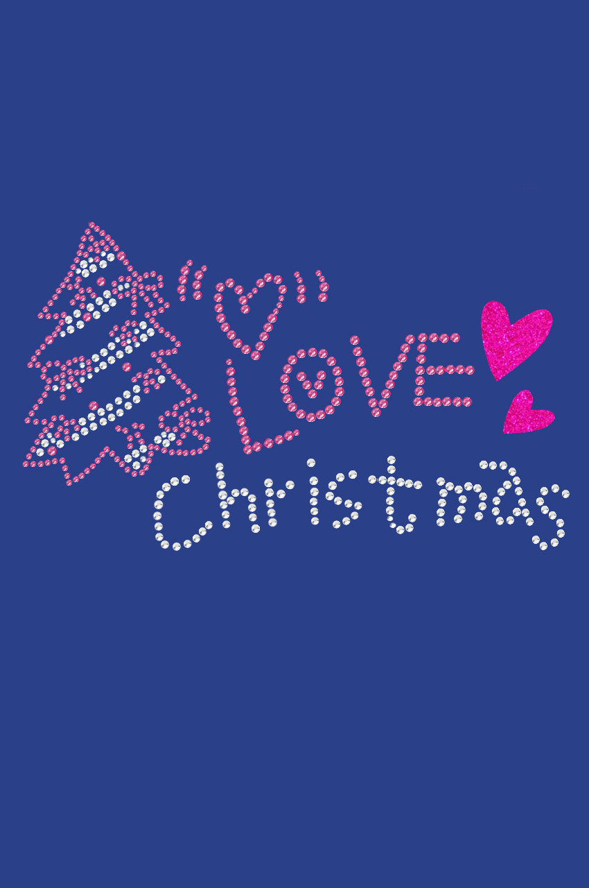 Love Pink Christmas - Womens T-shirt