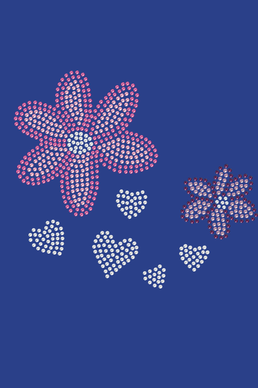 Pink & Purple Flowers - Bandanna