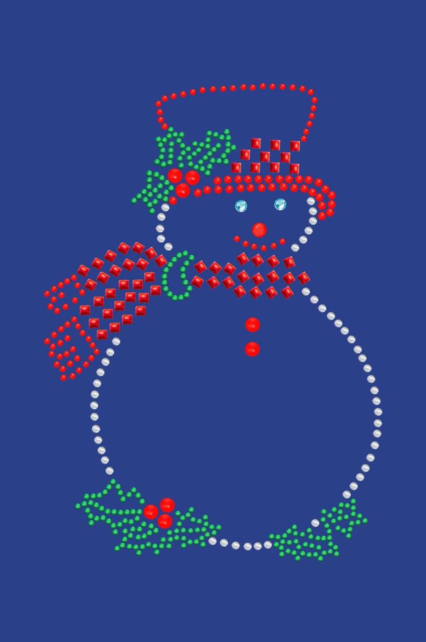 Snowman Outline - Womens T-shirt