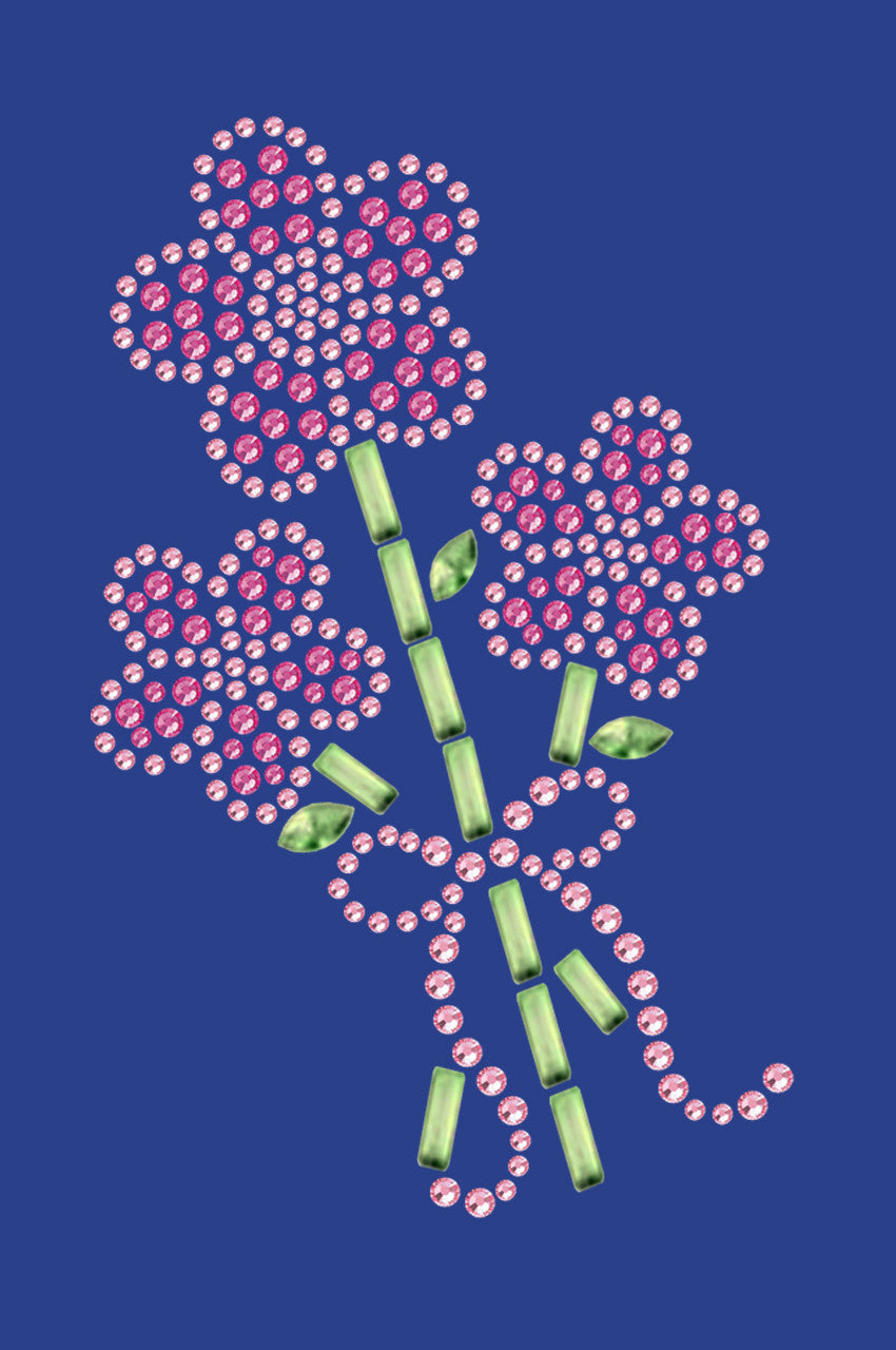 Pink Flower Bouquet - Bandanna