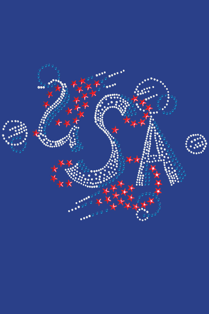 Large USA - Womens T-shirt