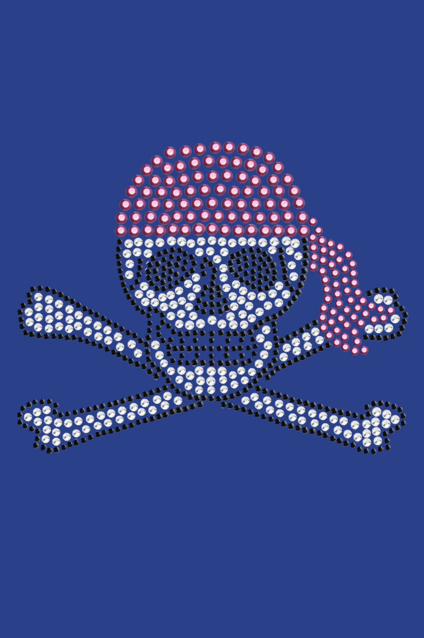 Skull with Pink Bandanna - Bandanna