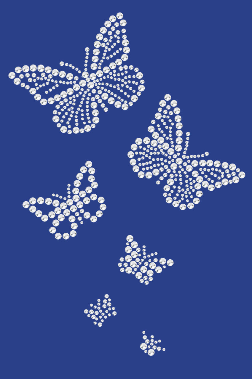 Rhinestone Butterflies - Womens T-shirt