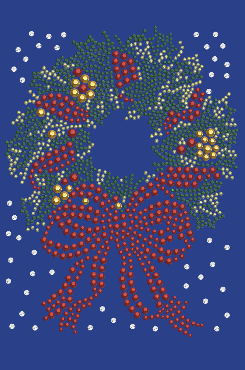 Christmas Wreath - Womens T-shirt