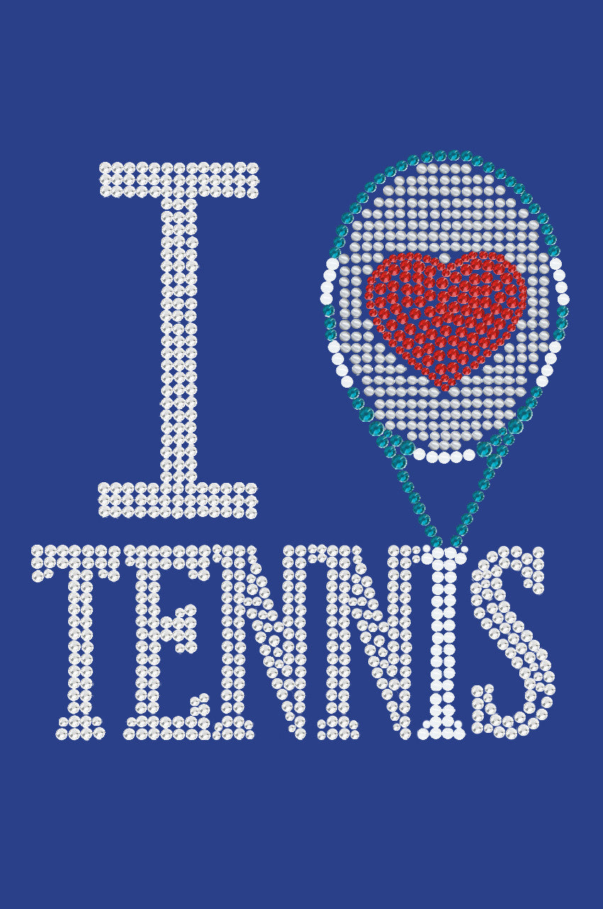I Love Tennis - Womens Tee