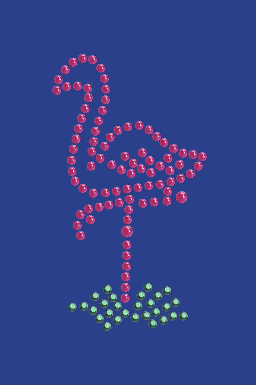 Pink Flamingo in Grass (Small) - Bandanna