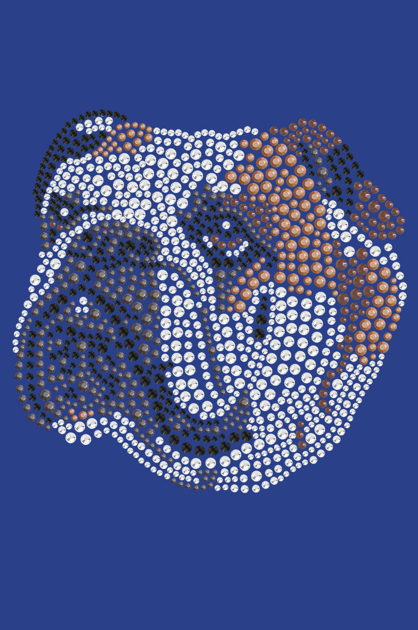 Bulldog Face (Brown) - bandana