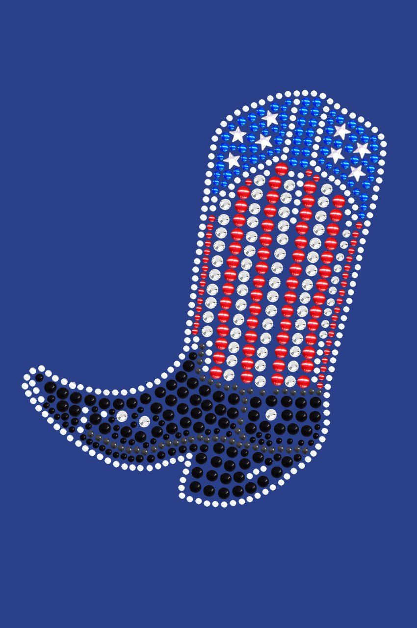 Boot (Red, White, & Blue) - Women's T-shirt