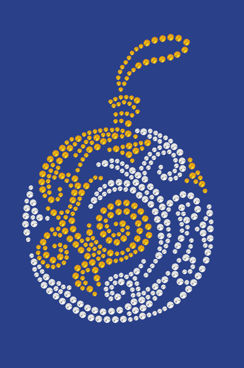Gold & Silver Christmas Ornament - Womens T-shirt