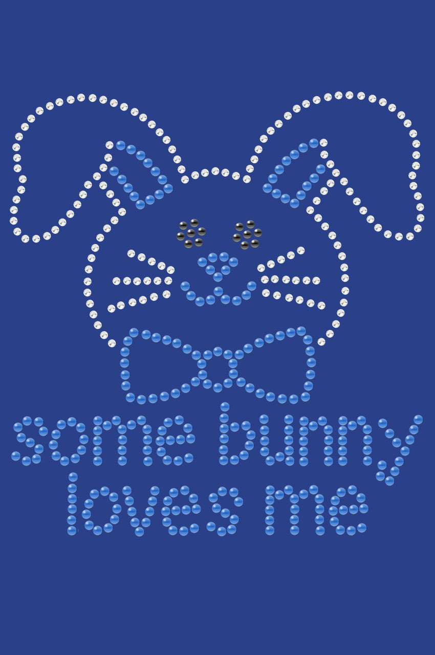 Some Bunny Loves Me (Blue) - Bandanna