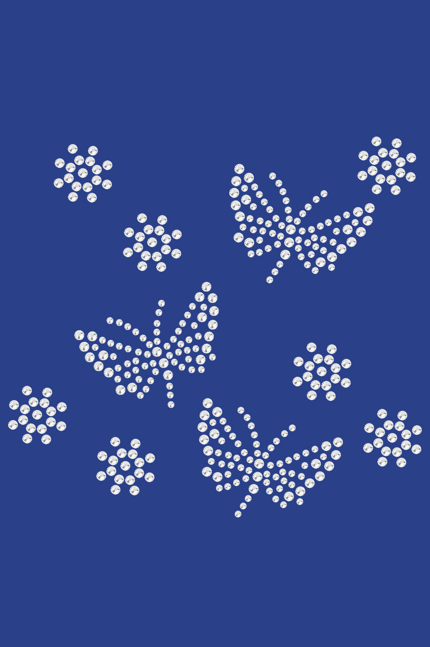 Small Rhinestone Butterflies - Custom Tutu