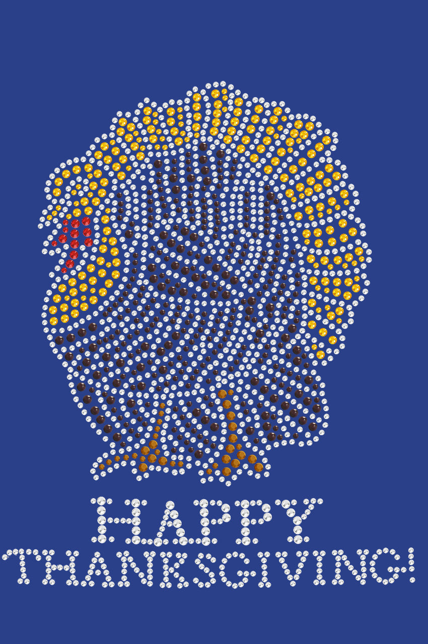 Happy Thanksgiving Turkey 1- Womens T-shirt