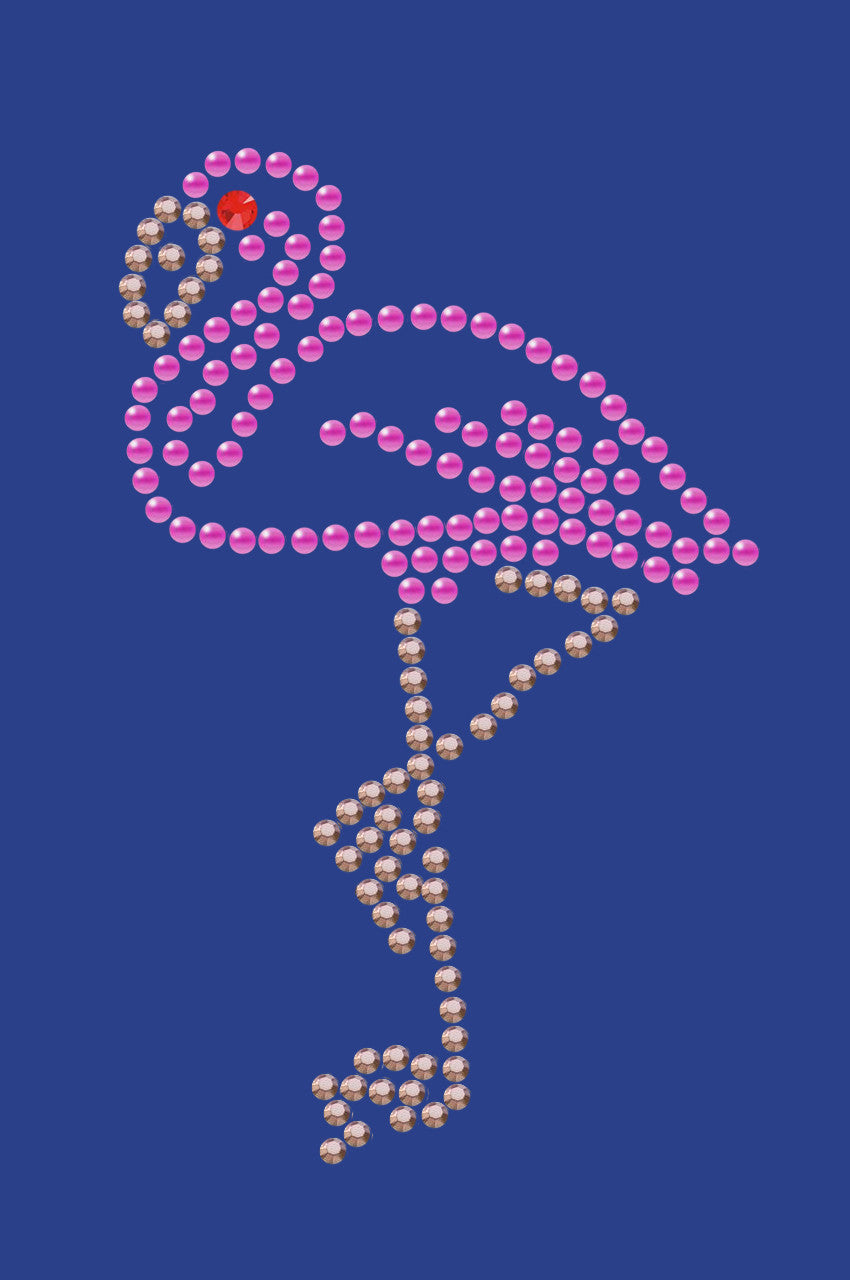 Pink Flamingo (Small) - Womens T-shirt