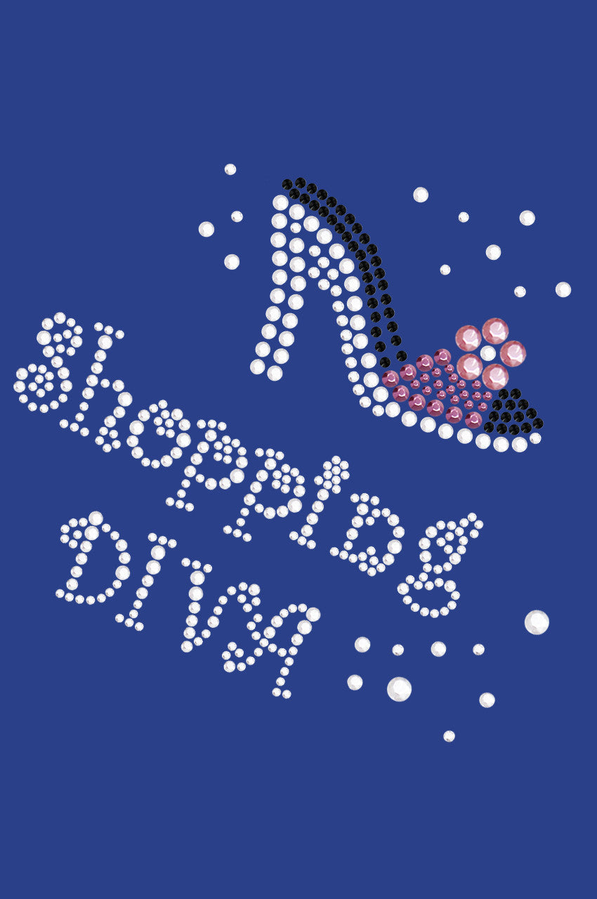 Shopping Diva - High Heel Shoe - Womens T-shirt