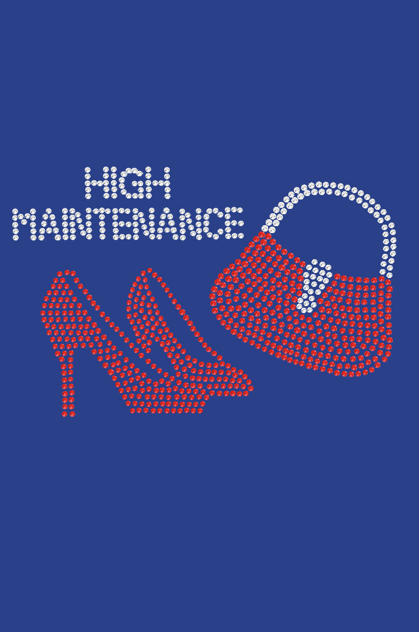 High Maintenance Red Heels & Purse - Womens T-shirt