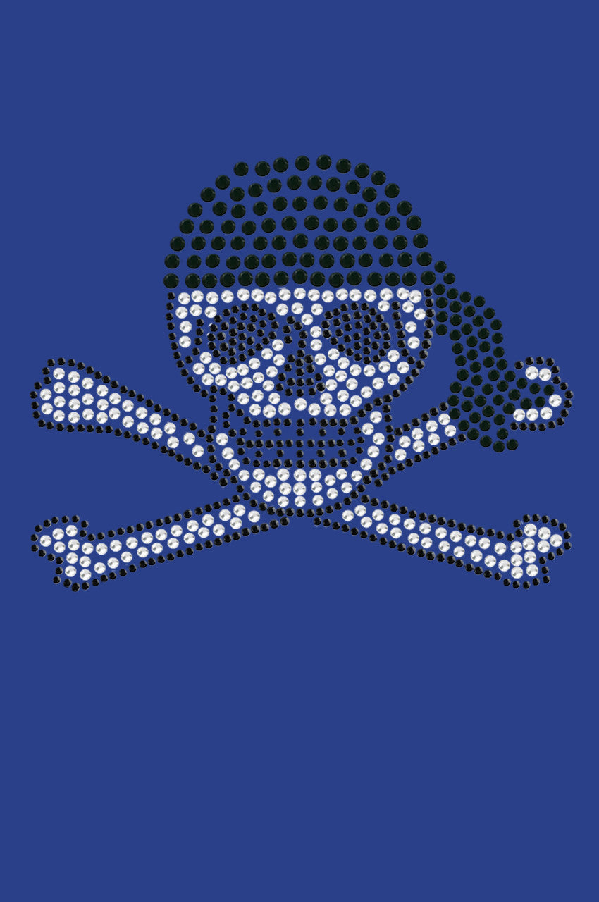 Skull with Black Bandanna - Bandanna