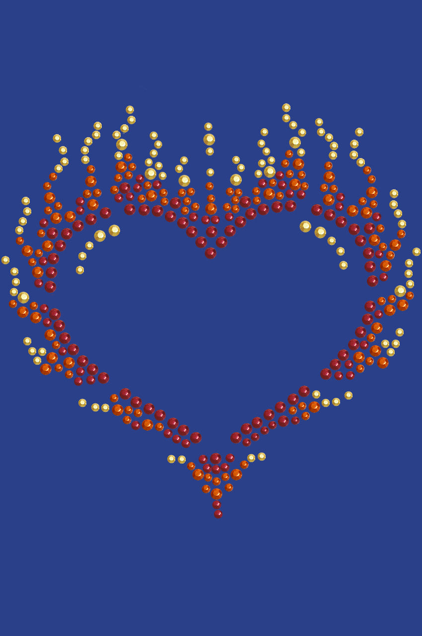 Flame Heart - Womens T-shirt